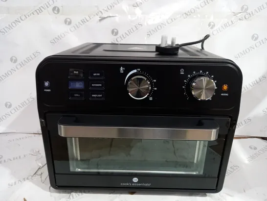 BOXED COOK'S ESSENTIAL 21-LITRE AIRFRYER OVEN IN BLACK 