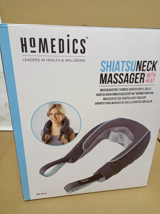 BOXED HOMEDICS SHIATSU NECK MASSAGER WITH HEAT NMS-255-EU