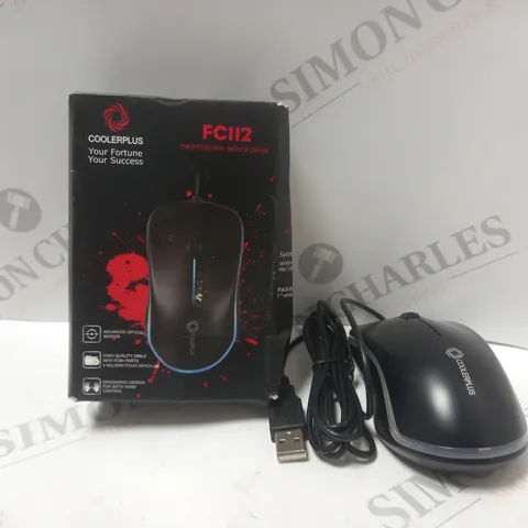 BOXED COOLERPLUS FC112 WIRED MOUSE