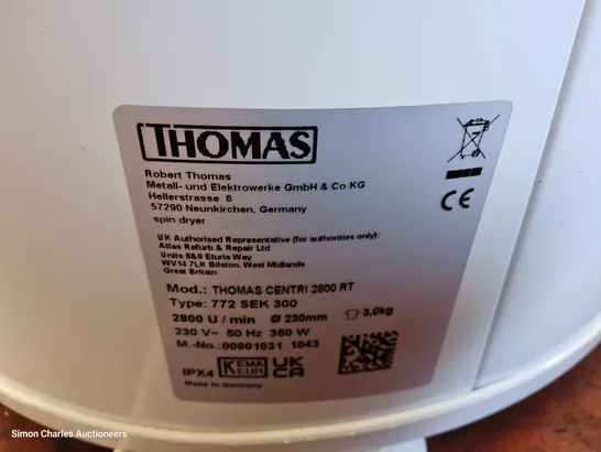 THOMAS SPIN DRYER WHITE