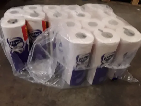 PALLET OF ASSORTED VELVET TOILET PAPER 