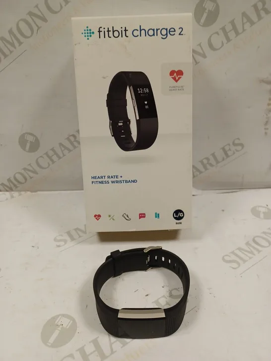 FITBIT CHARGE 2 HEART RATE + FITNESS WRISTBAND IN BLACK