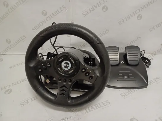 NUM SCULL RACING WHEEL AND PEDALS 