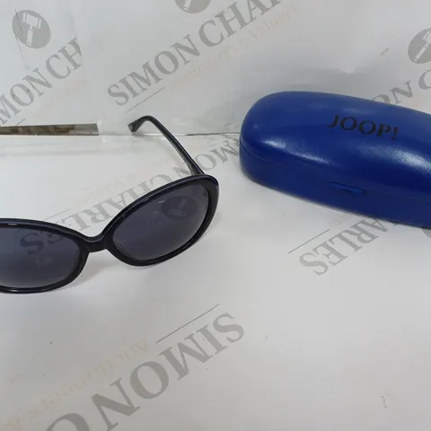 JOOP! 87155 BLUE/BLACK FRAMED OVAL SUNGLASSES