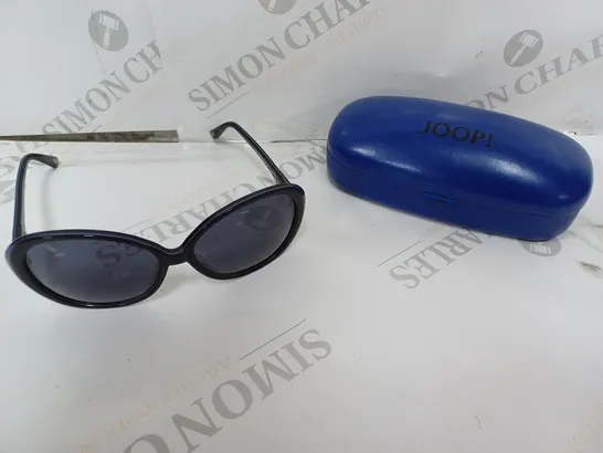 JOOP! 87155 BLUE/BLACK FRAMED OVAL SUNGLASSES