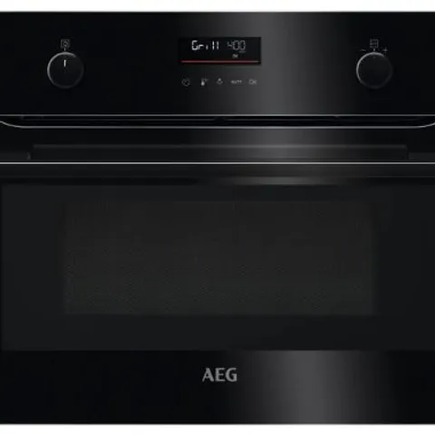 AEG COMBIQUICK BUILT IN COMPACT ELECTRIC SINGLE OVEN WITH MICROWAVE FUNCTION - BLACK Model FSK52917Z