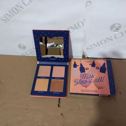 BOXED BENEFIT MISS GLOW-IT-ALL PALETTE