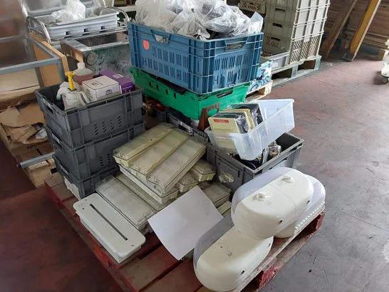 PALLET OF ASSORTED UNPROCESSED CONSUMER/COMMERCIAL GOODS 