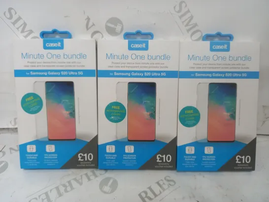 BOX OF APPROX 60 CASE IT MINUTE ONE BUNDLE FOR SAMSUNG GALAXY S20 ULTRA 