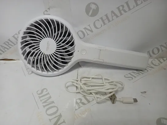 JOHN LEWIS & PARTNERS 4" FOLDABLE WHITE FAN