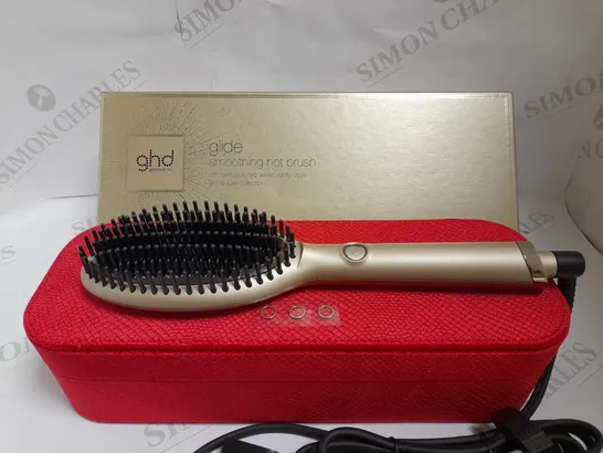 GHD GLIDE LIMITED EDITION - SMOOTHING HOT BRUSH IN CHAMPAGNE GOLD RRP £179