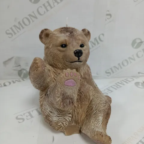 BROWN BEAR SHAPED CANDLE