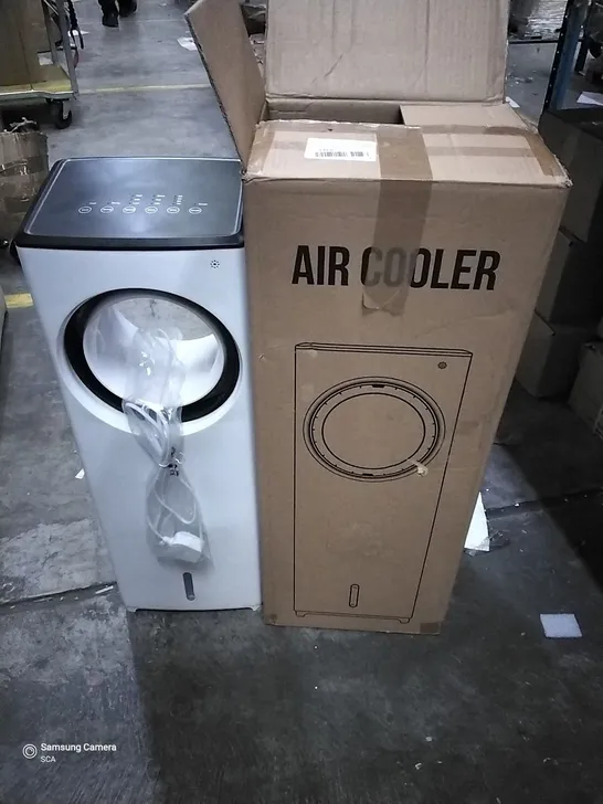 BOXED DESIGNER WHITE/BLACK AIR COOLER 