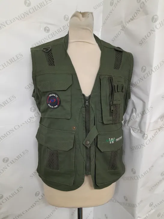 SALEHI TACTICAL VEST IN DARK GREEN SIZE S