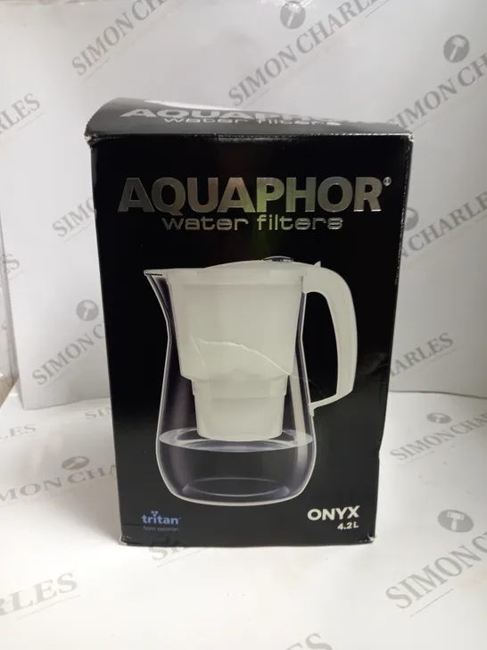 BOXED TRITAN AQUAPHOR WATER FILTER ONYX 4.2L BLACK