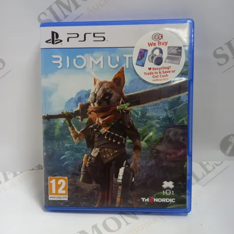 SEALED BIOMUTANT GAME FOR PS5