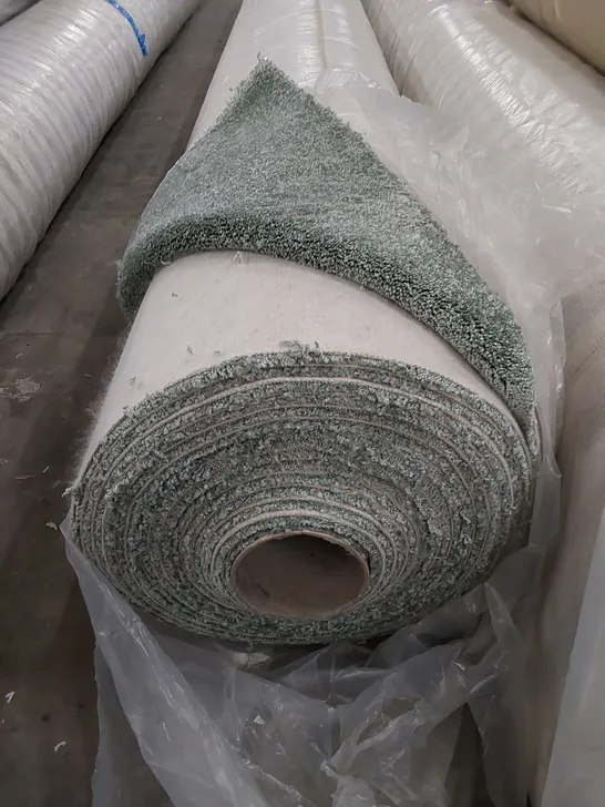 ROLL OF QUALITY MOSS CARPET // SIZE UNSPECIFIED 