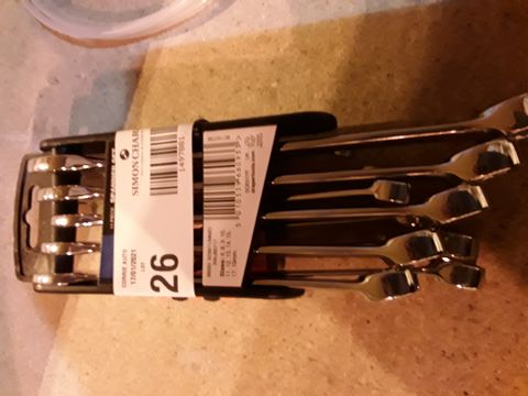 SET OF DRAPER COMBINATION SPANNERS 11 PIECES 6 - 19mm
