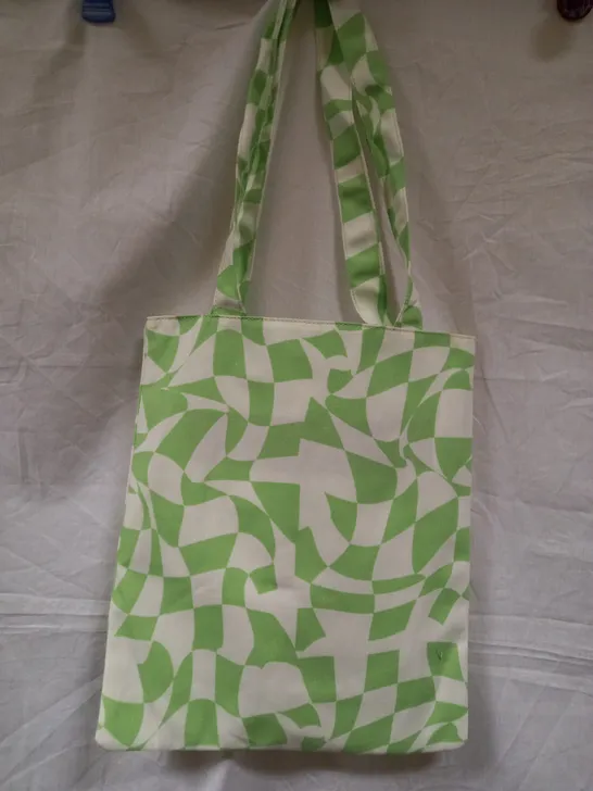 LOT OF 2 KOI BRAND NEW CANVAS SHOPPER BAG, TRIPPY LIME