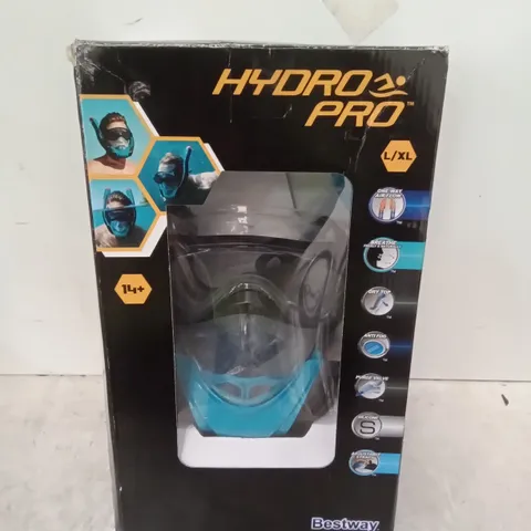 BOXED HYDRO-PRO SEA CLEAR FLOWTECH SNORKELLING MASK - L/XL