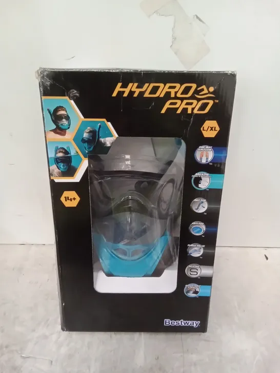 BOXED HYDRO-PRO SEA CLEAR FLOWTECH SNORKELLING MASK - L/XL RRP £99.98