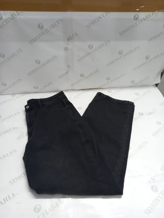 COLLUSION BAGGY JEANS IN BLACK SIZE W34 L32