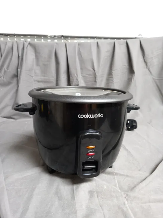 COOKWORKS BLACK RICE COOKER 