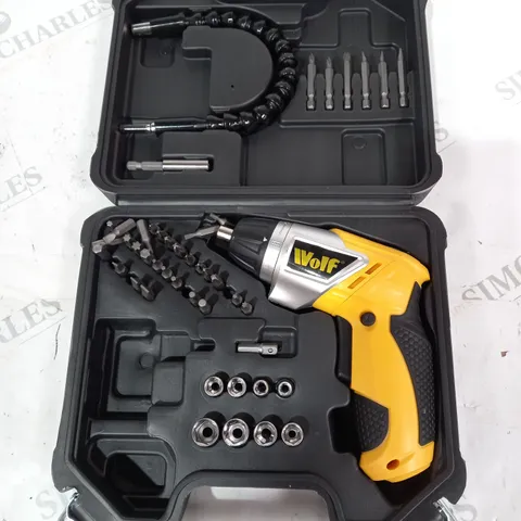 WOLF 3.6V CORDLESS LITHIUM ION SCREWDRIVER