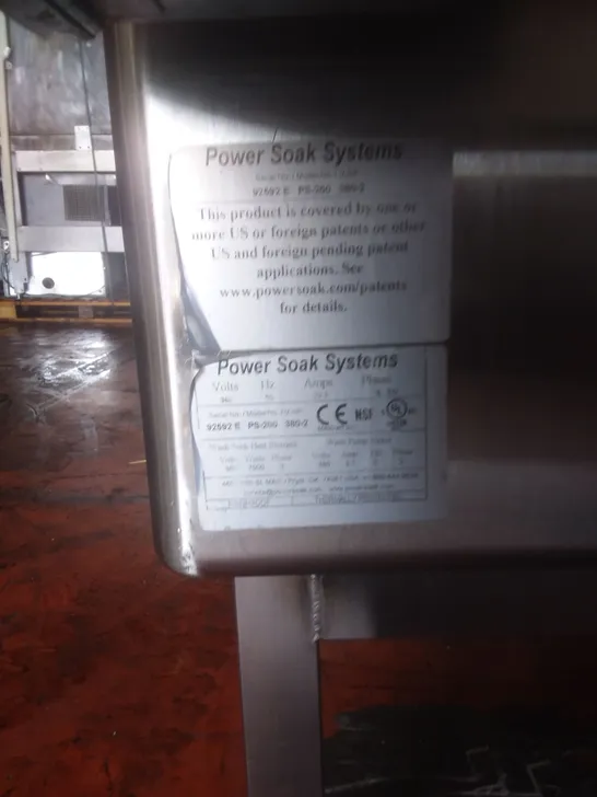 POWER SOAK COMMERCIAL WASHING STATION 