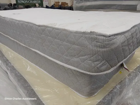 TWO QUALITY UNBAGGED MEMORY FOAM OPEN COIL MATTRESSES 