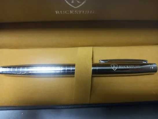 RUCKSTUHL STAINLESS STEEL LUXURY PEN IN GIFT BOX 