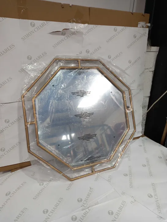 BUNDLEBERRY BY AMANDA HOLDEN OCTAGONAL METAL FRAME - WALL MIRROR - COLLECTION ONLY