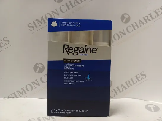 REGAINE MENS EXTRA STRENGTH SCALP FOAM 219ML