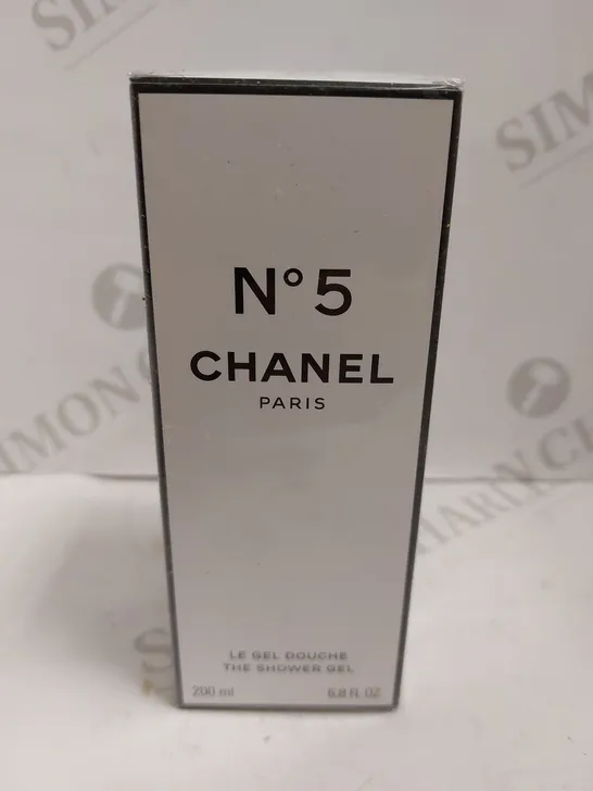 SEALED NO.5 CHANEL PARIS `THE SHOWER GEL` - 200ML