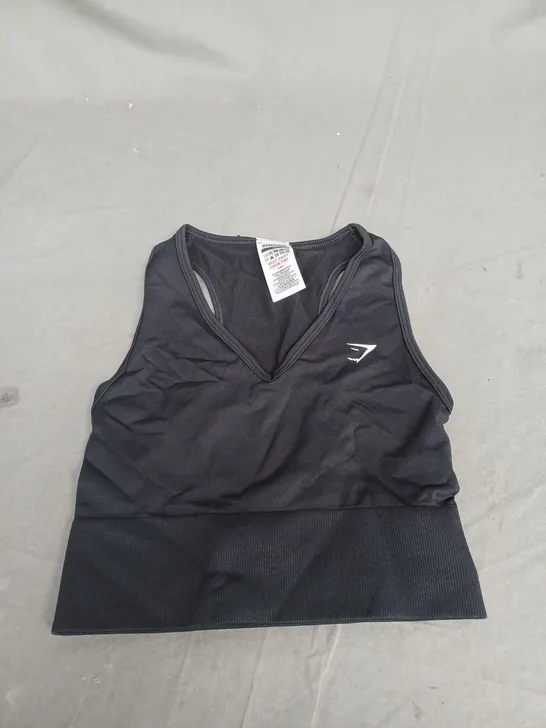 GYMSHARK EVERYDAY SEAMLESS CROP TANK SIZE XS - BODY FIT