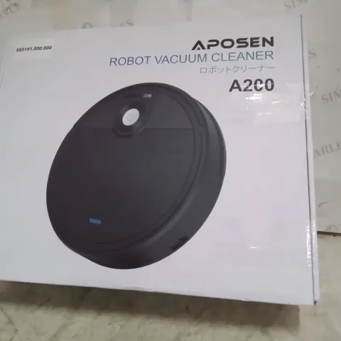 BOXED APOSEN ROBOT VACUUM CLEANER A200