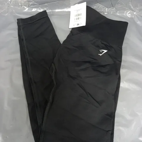 GYMSHARK EVERYDAY SEAMLESS LEGGINGS IN BLACK - MEDIUM