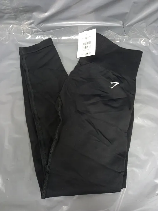 GYMSHARK EVERYDAY SEAMLESS LEGGINGS IN BLACK - MEDIUM