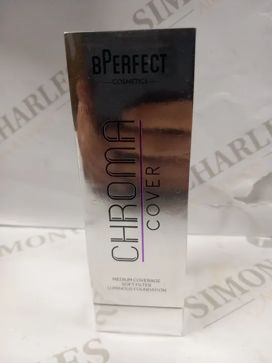 BOXED AND SEALED BPERFECT COSMETICS CHROMA COVER MEDIUM COVERAGE SOFT FILTER LUMINOUS FOUNDATION