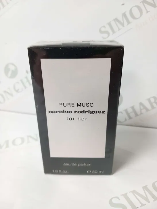 BOXED AND SEALED PURE MUSC NARCISO RODRIGUEZ FOR HER EAU DE PARFUM 50ML