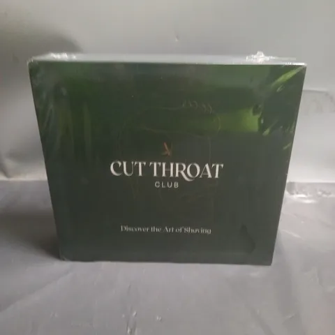 SEALED CUT THROAT CLUB SAFETY RAZOR SHAVING SET