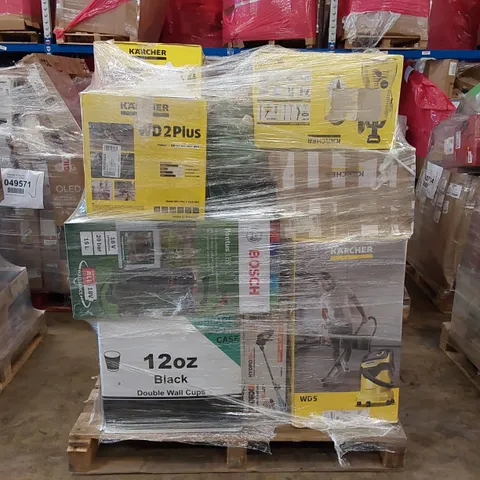 PALLET OF APPROXIMATELY 19 UNPROCESSED RAW RETURN HOUSEHOLD AND ELECTRICAL GOODS TO INCLUDE;