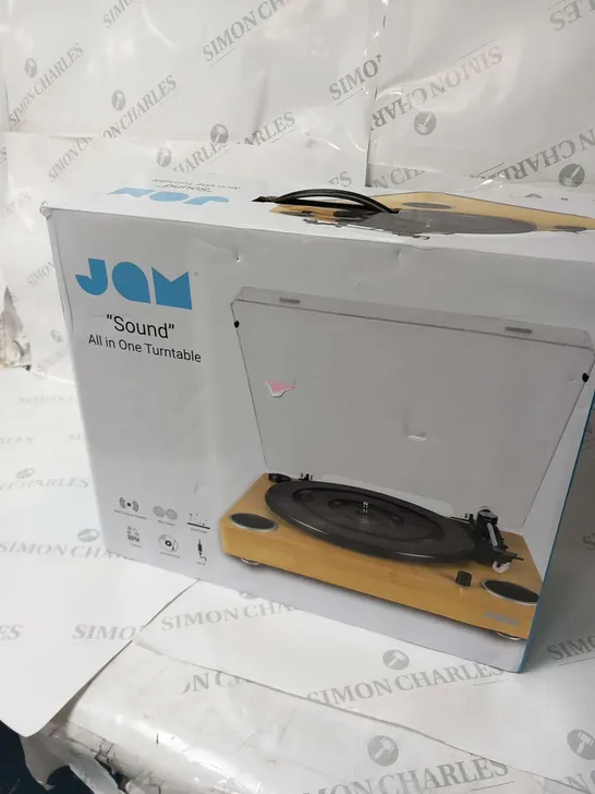 BOXED JAM 'SOUND' ALL IN ONE TURNTABLE
