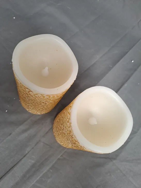 OUTLET ALISON CORK SET OF 2 LED CANDLES