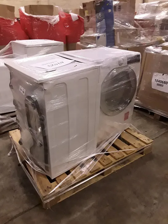 PALLET OF 2X HOOVER H-WASH 300 FREESTANDING WASHING MACHINES - UNPROCESSED RAW RETURNS