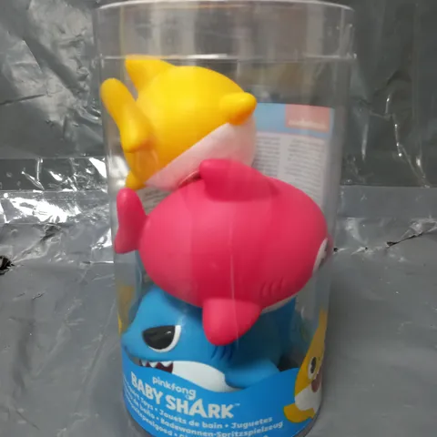 NICKELODEON PINKFONG 3PCE BABY SHARK BATH SQUIRT TOYS