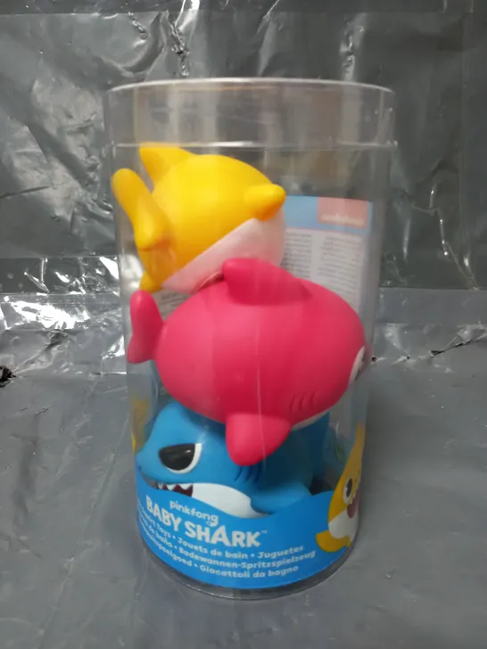 NICKELODEON PINKFONG 3PCE BABY SHARK BATH SQUIRT TOYS