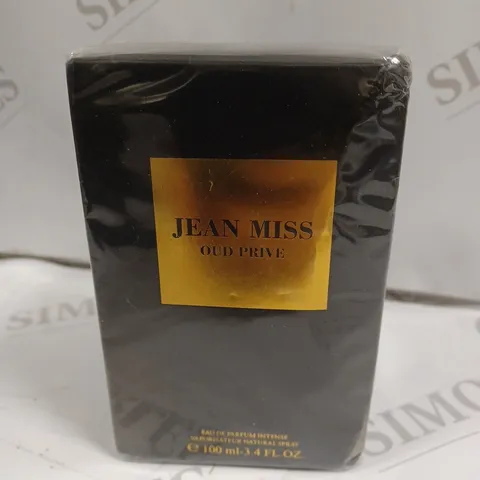 BOXED AND SEALED JEAN MISS OUD PRIVE EAU DE PARFUM INTENSE 100ML