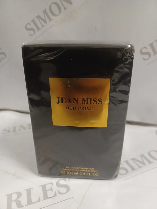 BOXED AND SEALED JEAN MISS OUD PRIVE EAU DE PARFUM INTENSE 100ML