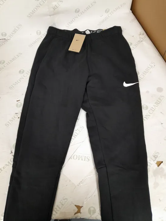 NIKE DRI-FIT TRACKSUIT PANTS IN BLACK - SMALL